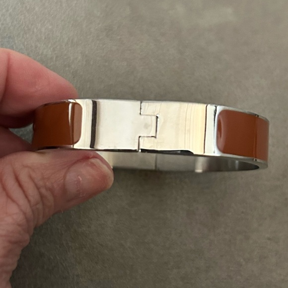 Rustic Cuff silver and brown cuff bracelet NWOT - Picture 5 of 8